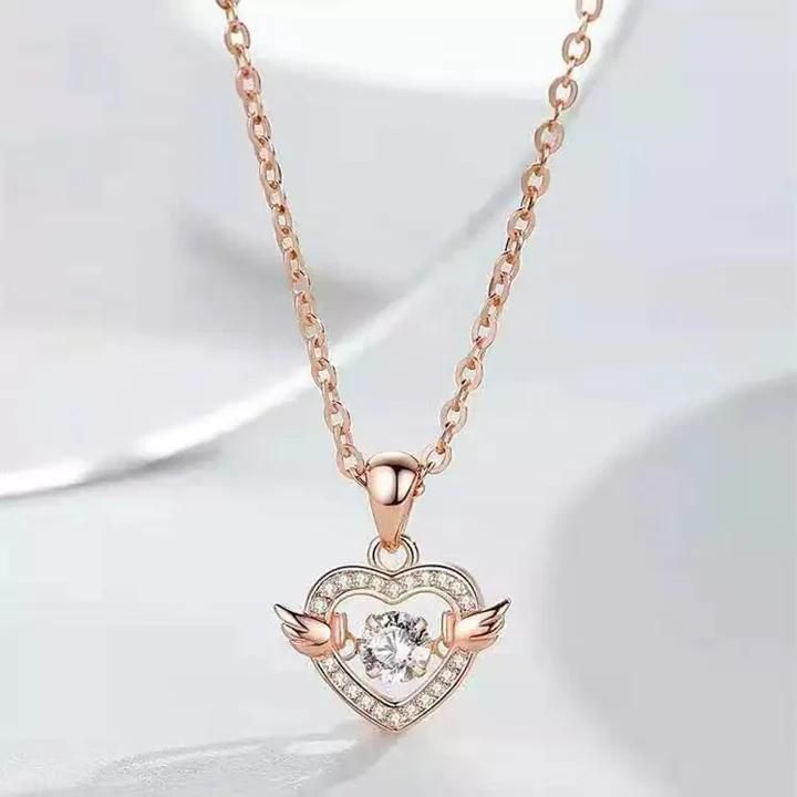 Winged Heart Charm
