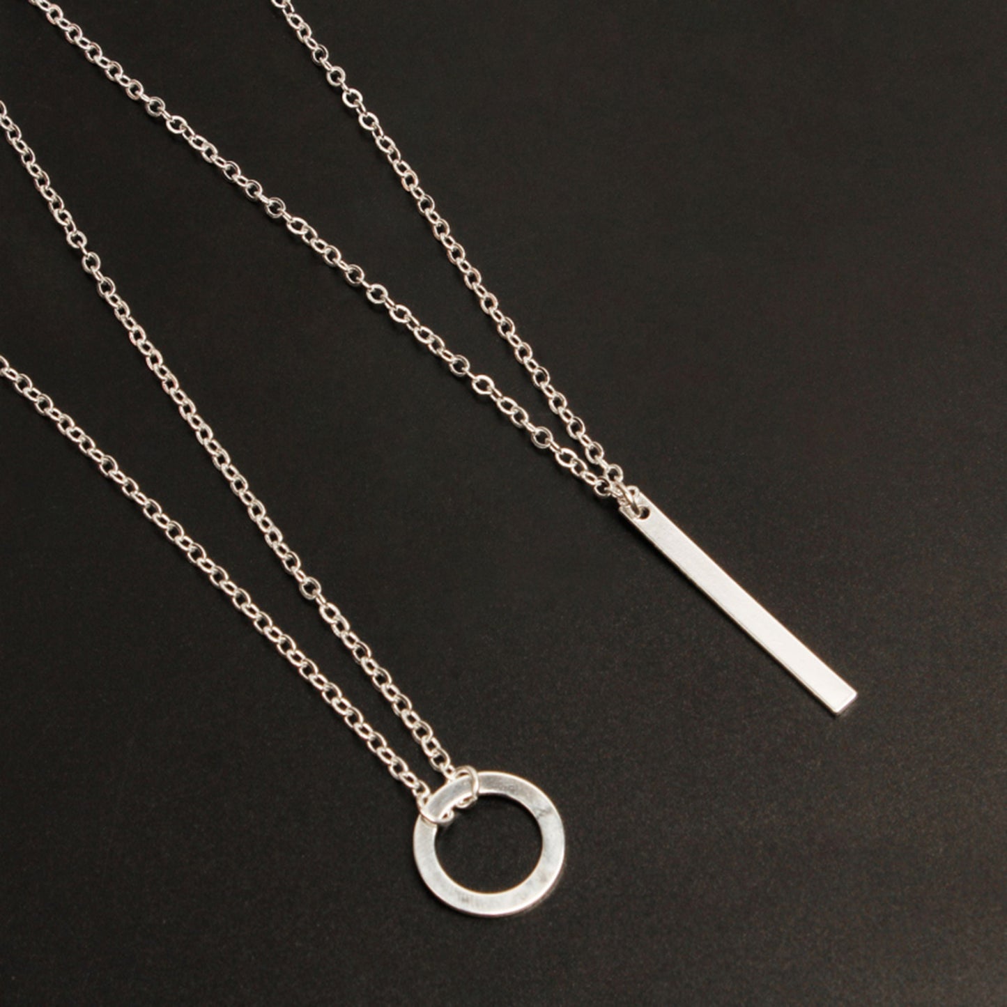 SilverStreak Pendant Layers