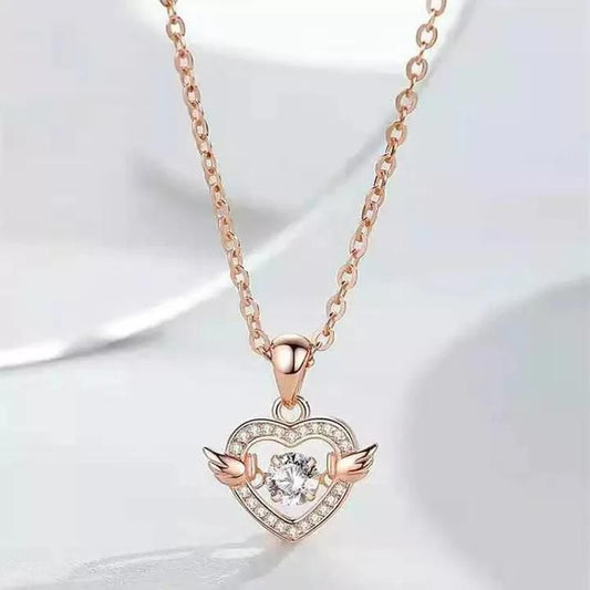Winged Heart Charm