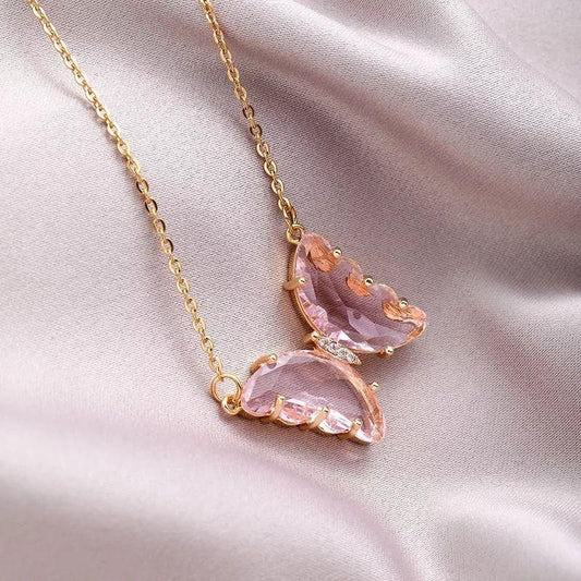 Rosé Flutter Necklace